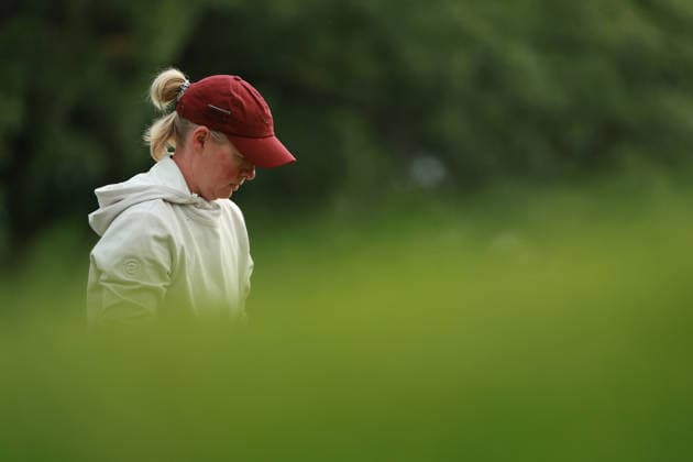 KPMG Women™s PGA, Golf Herren Championship 2026 CHASKA, MINNESOTA - JUNE 26: Nikole Broch Estrup of Denmark walks on the third green during the second round of the KPMG Women™s PGA Championship 2026 at Hazeltine National Golf Club in Chaska, Minnesota, USA Friday, June 26, 2026. Chaska Minnesota United States  Copyright: xJorgexLemusx originalFilename:lemus-kpmgwome260626_np71y.jpg