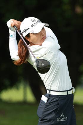 KPMG Women™s PGA, Golf Herren Championship 2026 CHASKA, MINNESOTA - JUNE 26: Jin Young Ko of the Republic of Korea plays her tee shot on the seventh hole during the second round of the KPMG Women™s PGA Championship 2026 at Hazeltine National Golf Club in Chaska, Minnesota, USA Friday, June 26, 2026. Chaska Minnesota United States  Copyright: xJorgexLemusx originalFilename:lemus-kpmgwome260626_npD5r.jpg