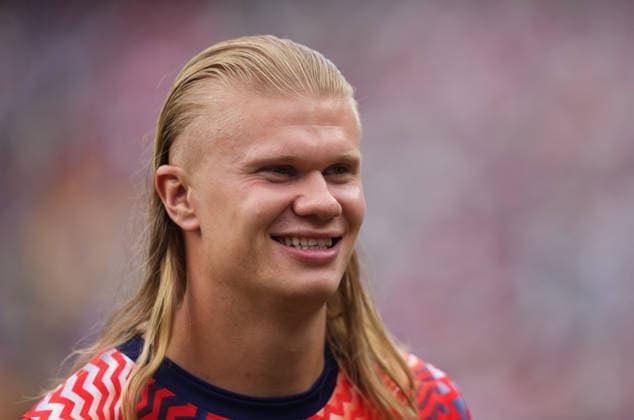Erling Haaland (Norway) looks on during Norway and France, Group I FIFA World Cup, WM, Weltmeisterschaft, Fussball 2026, Boston Stadium, Boston, USA on June 26, 2026. Thor Wegner DeFodi Images. (Photo by DeFodi Images) - *** Erling Haaland of Norway looks on during the match between Norway and France in Group I of the 2026 FIFA World Cup at Boston Stadium in Boston, USA, on June 26, 2026. Thor Wegner, DeFodi Images. Photo by DeFodi Images