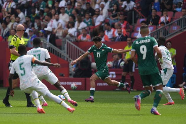 Norway v France - FIFA World Cup, WM, Weltmeisterschaft, Fussball 2026 - Group I TORONTO, CANADA - JUNE 26: Ali Jasim (17) of Iraq in action during the 2026 FIFA World Cup First Stage Group I match between Senegal and Iraq at Toronto Stadium (BMO Field) in Toronto, Ontario, Canada on June 26, 2026. Mert Alper Dervis Anadolu Ontario Canada. Editorial use only. Please get in touch for any other usage.  Copyright: x2026xAnadoluxMertxAlperxDervisx