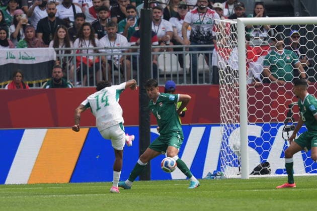 Norway v France - FIFA World Cup, WM, Weltmeisterschaft, Fussball 2026 - Group I TORONTO, CANADA - JUNE 26: Ismail Jakobs (14) of Senegal in action during the 2026 FIFA World Cup First Stage Group I match between Senegal and Iraq at Toronto Stadium (BMO Field) in Toronto, Ontario, Canada on June 26, 2026. Mert Alper Dervis Anadolu Ontario Canada. Editorial use only. Please get in touch for any other usage.  Copyright: x2026xAnadoluxMertxAlperxDervisx
