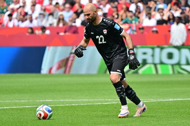 RECORD DATE NOT STATED FIFA World Cup, WM, Weltmeisterschaft, Fussball 2026 - Group I - Senegal vs Iraq Iraq goalkeeper Ahmed Basil in action during the FIFA World Cup 2026 group stage match Senegal against Iraq, in Toronto, Canada, 26 June 2026. TORONTO United States  Copyright: xEDUARDOxLIMAx
