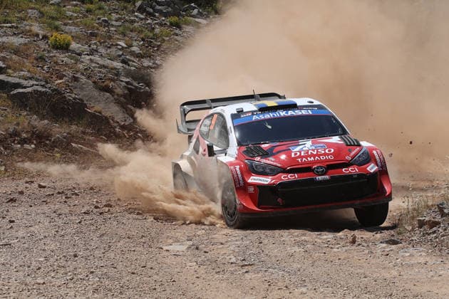 EKO Acropolis Rally Greece ATHENS, GREECE - JUNE 26: Pilots compete on the eighth round of the FIA World Rally Championship WRC, Motorsport Rallye, WM during the first day of the EKO Acropolis Rally Greece in Stiri village of Athens, Greece on June 26, 2026. Ayhan Mehmet Anadolu Athens Greece. Editorial use only. Please get in touch for any other usage.  Copyright: x2026xAnadoluxAyhanxMehmetx