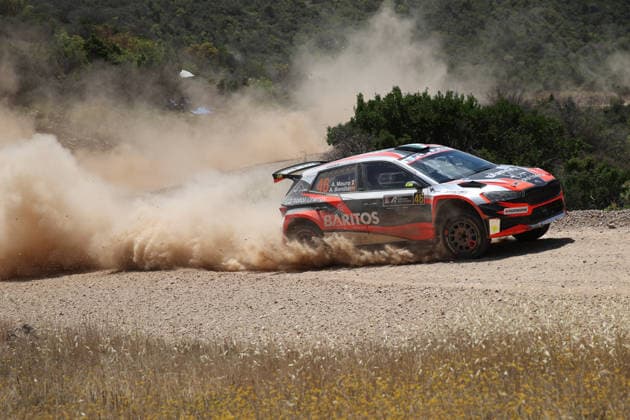 EKO Acropolis Rally Greece ATHENS, GREECE - JUNE 26: Pilots compete on the eighth round of the FIA World Rally Championship WRC, Motorsport Rallye, WM during the first day of the EKO Acropolis Rally Greece in Stiri village of Athens, Greece on June 26, 2026. Ayhan Mehmet Anadolu Athens Greece. Editorial use only. Please get in touch for any other usage.  Copyright: x2026xAnadoluxAyhanxMehmetx