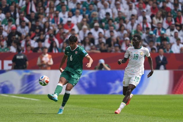 Senegal v Iraq - FIFA World Cup, WM, Weltmeisterschaft, Fussball 2026 - Group I TORONTO, CANADA - JUNE 26: Manaf Younis (6) of Iraq in action during the 2026 FIFA World Cup First Stage Group I match between Senegal and Iraq at Toronto Stadium (BMO Field) in Toronto, Ontario, Canada on June 26, 2026. Mert Alper Dervis Anadolu Ontario Canada. Editorial use only. Please get in touch for any other usage.  Copyright: x2026xAnadoluxMertxAlperxDervisx