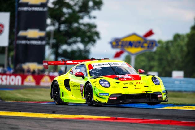 AUTO - 6 HOURS OF THE GLEN 2026 911 BACHLER Klaus (aut), HARTOG Loek (nld), Manthey Racing, Porsche 911 GT3 R (992.2), action during the Six Hours of the Glen 2026, 6th round of the 2026 IMSA WeatherTech SportsCar Championship, from June 26 to 28 on the Watkins Glen International in Watkins Glen, New York, United States of America - Watkins GlenUnited States  Copyright: xFabrizioxBoldonix
