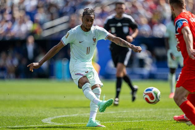 260626 Michael Olise of France during the FIFA World Cup, WM, Weltmeisterschaft, Fussball 2026 group stage football match between Norway and France on June 26, 2026 in Foxborough. Photo: Jon Olav Nesvold BILDBYRAN COP 217 VG0967 bbeng fotboll football soccer fotball vm fotbolls-vm fotball-vm fotbolls-vm 2026 fifa world cup 2026 norge norway frankrike france boston *** 260626 Michael Olise of France during the 2026 FIFA World Cup group stage soccer match between Norway and France on June 26, 2026 in Foxborough. Photo by Jon Olav Nesvold. BILDBYRAN COP 217 VG0967 bbeng soccer football fotball World Cup soccer World Cup 2026 FIFA World Cup 2026 Norway Francekrike france boston  Copyright: JONxOLAVxNESVOLD BB260626JE068