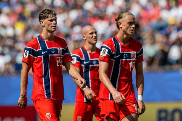 260626 Henrik Falchener of Norway during the FIFA World Cup, WM, Weltmeisterschaft, Fussball 2026 group stage football match between Norway and France on June 26, 2026 in Foxborough. Photo: Vegard Grott BILDBYRAN kod VG VG0967 bbeng fotboll football soccer fotball vm fotbolls-vm fotball-vm fotbolls-vm 2026 fifa world cup 2026 norge norway frankrike france boston *** June 26, 2026: Henrik Falchener of Norway during the 2026 FIFA World Cup group stage soccer match between Norway and France on June 26, 2026 in Foxborough. Photo by Vegard Grott, BILDBYRAN. Code: VG VG0967 bbeng soccer football fotball World Cup soccer World Cup fotball World Cup soccer World Cup 2026 FIFA World Cup 2026 Norway France Boston  Copyright: VEGARDxGRoTT BB260626VG042