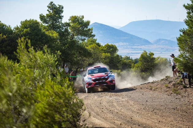 AUTO - WRC, Motorsport Rallye, WM - ACROPOLIS RALLY GREECE 2026 41 Ali TÜRKKAN, Oytun ALBAYRAK, Ford Fiesta Mk II, action during the 2026 Acropolis Rally Greece, 8th round of the 2026 WRC World Rally Car Championship, from June 25 to 28, 2026 at Loutraki, Greece - LoutrakiGreece  Copyright: xNikosxKatikisx