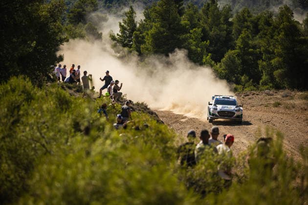 AUTO - WRC, Motorsport Rallye, WM - ACROPOLIS RALLY GREECE 2026 55 Joshua MCERLEAN, Eoin TREACY, Ford Puma Rally1, action during the 2026 Acropolis Rally Greece, 8th round of the 2026 WRC World Rally Car Championship, from June 25 to 28, 2026 at Loutraki, Greece - LoutrakiGreece  Copyright: xNikosxKatikisx