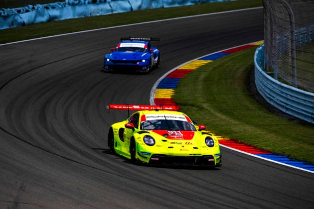 AUTO - 6 HOURS OF THE GLEN 2026 911 BACHLER Klaus (aut), HARTOG Loek (nld), Manthey Racing, Porsche 911 GT3 R (992.2), action during the Six Hours of the Glen 2026, 6th round of the 2026 IMSA WeatherTech SportsCar Championship, from June 26 to 28 on the Watkins Glen International in Watkins Glen, New York, United States of America - Watkins GlenUnited States  Copyright: xFabrizioxBoldonix