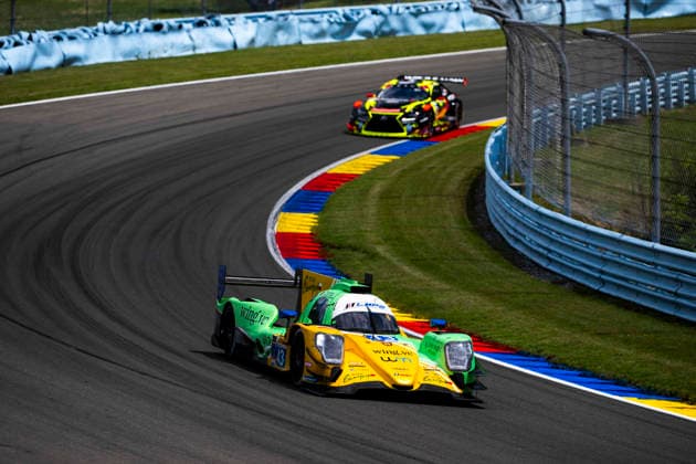 AUTO - 6 HOURS OF THE GLEN 2026 43 CLARKE Jeremy (usa), DILLMANN Tom (fra), GARG Bijoy (usa), Inter Europol Competition, Oreca 07-Gibson, action during the Six Hours of the Glen 2026, 6th round of the 2026 IMSA WeatherTech SportsCar Championship, from June 26 to 28 on the Watkins Glen International in Watkins Glen, New York, United States of America - Watkins GlenUnited States  Copyright: xFabrizioxBoldonix