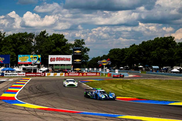 AUTO - 6 HOURS OF THE GLEN 2026 52 GOIKHBERG Misha (can), THOMPSON Parker (can), TINCKNELL Harry (gbr), Bryan Herta Autosport with PR1 Mathiasen, Oreca 07-Gibson, action during the Six Hours of the Glen 2026, 6th round of the 2026 IMSA WeatherTech SportsCar Championship, from June 26 to 28 on the Watkins Glen International in Watkins Glen, New York, United States of America - Watkins GlenUnited States  Copyright: xFabrizioxBoldonix