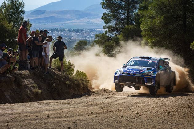 AUTO - WRC, Motorsport Rallye, WM - ACROPOLIS RALLY GREECE 2026 23 Roope KORHONEN, Anssi VIINIKKA, Toyota GR Yaris, action during the 2026 Acropolis Rally Greece, 8th round of the 2026 WRC World Rally Car Championship, from June 25 to 28, 2026 at Loutraki, Greece - LoutrakiGreece  Copyright: xNikosxKatikisx