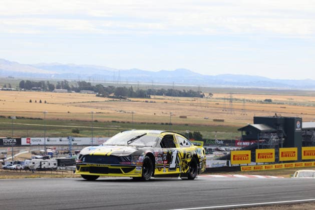 SONOMA, CA - JUNE 26: Robbie Kennealy ( 1 Jan™s Towing Ford) during practice for the ARCA Menards Series West General Tire 150 race on June 26, 2026, at Sonoma Raceway in Sonoma, CA. (Photo by Marc Sanchez Sonoma Raceway Icon Sportswire) AUTO: JUN 26 ARCA Menards Series West General Tire 150 EDITORIAL USE ONLY Icon144260626100