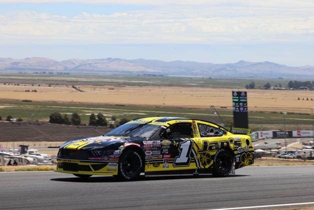 SONOMA, CA - JUNE 26: Robbie Kennealy ( 1 Jan™s Towing Ford) during practice for the ARCA Menards Series West General Tire 150 race on June 26, 2026, at Sonoma Raceway in Sonoma, CA. (Photo by Marc Sanchez Sonoma Raceway Icon Sportswire) AUTO: JUN 26 ARCA Menards Series West General Tire 150 EDITORIAL USE ONLY Icon144260626453
