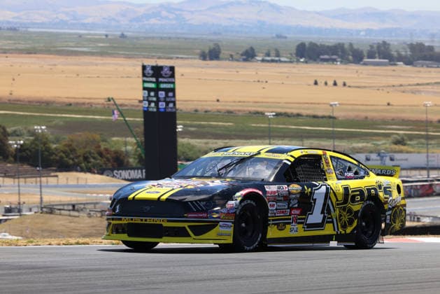 SONOMA, CA - JUNE 26: Robbie Kennealy ( 1 Jan™s Towing Ford) during practice for the ARCA Menards Series West General Tire 150 race on June 26, 2026, at Sonoma Raceway in Sonoma, CA. (Photo by Marc Sanchez Sonoma Raceway Icon Sportswire) AUTO: JUN 26 ARCA Menards Series West General Tire 150 EDITORIAL USE ONLY Icon144260626670