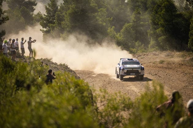 AUTO - WRC, Motorsport Rallye, WM - ACROPOLIS RALLY GREECE 2026 21 LÃ o ROSSEL, Guillaume MERCOIRET, Citroen C3, action during the 2026 Acropolis Rally Greece, 8th round of the 2026 WRC World Rally Car Championship, from June 25 to 28, 2026 at Loutraki, Greece - LoutrakiGreece  Copyright: xNikosxKatikisx