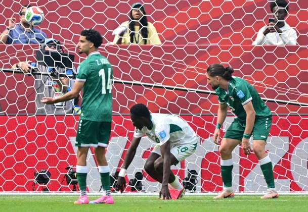 RECORD DATE NOT STATED FIFA World Cup, WM, Weltmeisterschaft, Fussball 2026 - Group I - Senegal vs Iraq Ismaila Sarr of Senegal (C) scores the 2--0 goal during the FIFA World Cup 2026 group stage match Senegal against Iraq, in Toronto, Canada, 26 June 2026. TORONTO United States  Copyright: xEDUARDOxLIMAx