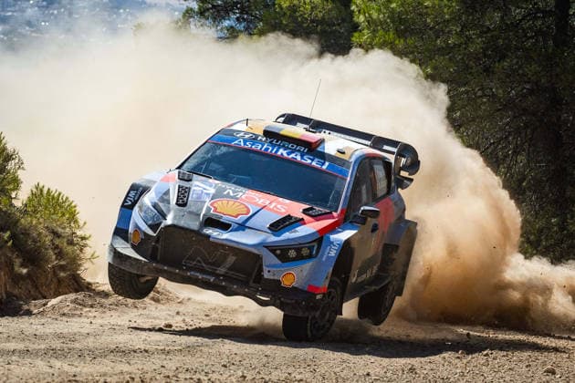 AUTO - WRC, Motorsport Rallye, WM - ACROPOLIS RALLY GREECE 2026 11 Thierry NEUVILLE, Martijn WYDAEGHE, Hyundai i20 N Rally1, action during the 2026 Acropolis Rally Greece, 8th round of the 2026 WRC World Rally Car Championship, from June 25 to 28, 2026 at Loutraki, Greece - LoutrakiGreece  Copyright: xNikosxKatikisx