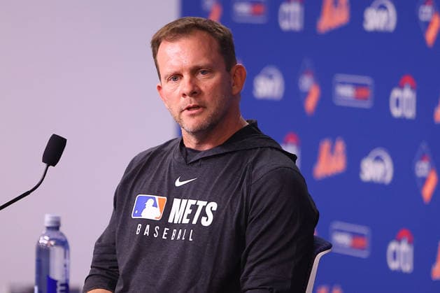New York Mets Interim Manager Andy Green Is Introduced New York Mets Interim Manager Andy Green speaks to the media during a press conference, PK, Pressekonferenz at Citi Field in Corona, New York, on June 26, 2026. Flushing United States  Copyright: xGordonxDonovanx originalFilename:donovan-mlbphila260626_np9XA.jpg