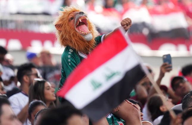 June 26, 2026, Toronto, On, CANADA: Iraq fans cheer prior to the first half of a World Cup Group I soccer match against Senegal, in Toronto on Friday, June 26, 2026. Canada News - June 26, 2026  - ZUMAc35_ 20260626_zaf_c35_117 Copyright: xNathanxDenettex