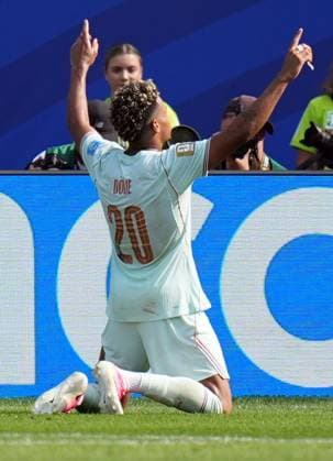 DÃ sirÃ DouÃ of France celebrates his goal Norway v France, 2026 FIFA World Cup, WM, Weltmeisterschaft, Fussball Group I, Football, Boston Stadium, Foxborough, Massachusetts, USA - 26 Jun 2026Foxborough Boston Stadium Massachusetts (MA) United States of America EDITORIAL USE ONLY No use with unauthorised audio, video, data, fixture lists, club league logos or live services. Online in-match use limited to 120 images, no video emulation. No use in betting, games or single club league player publications.  Copyright: xIsmaelxAdnan Shutterstockx 16964355cw