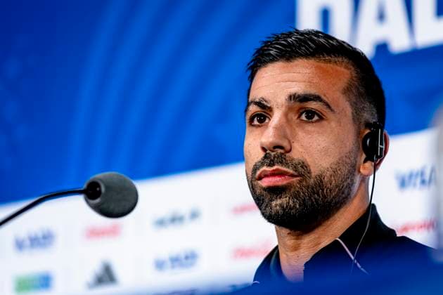 DALLAS - Noor Al-Rawabdeh of Jordan during the 2026 World Cup, Jordan MD-1 press conference, PK, Pressekonferenz at AT&T Stadium on June 26, 2026, in Dallas, United States. (Photo by Stefan Koops EYE4IMAGES DeFodi Images) - *** DALLAS: Noor Al Rawabdeh of Jordan during the 2026 World Cup, Jordan MD 1 Press Conference at AT&T Stadium on June 26, 2026, in Dallas, United States. Photo by Stefan Koops, EYE4IMAGES, DeFodi Images