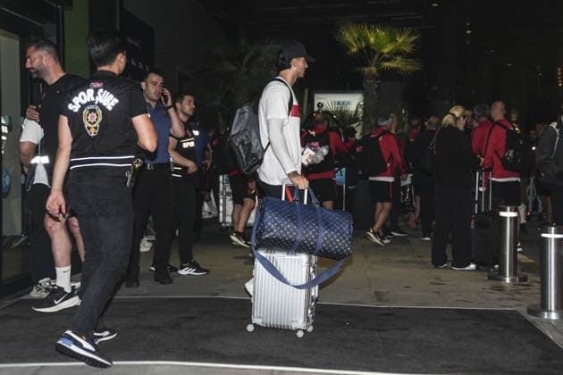 Turkish national football team returns home after FIFA World Cup, WM, Weltmeisterschaft, Fussball 2026 exit ISTANBUL, TURKIYE - JUNE 26: The Turkish national football team returns to Turkiye after being eliminated in the group stage of the 2026 FIFA World Cup, co-hosted by the United States, Mexico and Canada, arriving in Istanbul, Turkiye, on June 26, 2026. Agit Erdi Ulukaya Anadolu Istanbul Turkey. Editorial use only. Please get in touch for any other usage.  Copyright: x2026xAnadoluxAgitxErdixUlukayax