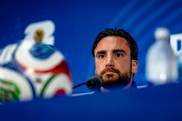 DALLAS - Nicolas Tagliafico of Argentina during the 2026 World Cup, Argentina MD-1 press conference, PK, Pressekonferenz at AT&T Stadium on June 26, 2026 in Dallas, United States. (Photo by Stefan Koops EYE4IMAGES DeFodi Images) - *** DALLAS: Nicolas Tagliafico of Argentina during the 2026 World Cup, Argentina Match Day 1 press conference at AT&T Stadium on June 26, 2026, in Dallas, United States. Photo by Stefan Koops, EYE4IMAGES, DeFodi Images