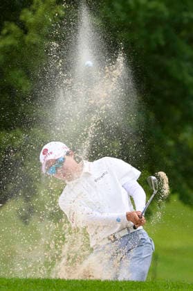 June 26, 2026, Chaska, Minnesota, United States: HYO JOO KIM hits a shot from the bunker at hole two. This is the second day of the 2026 KPMG WomenÃ¢â‚¬â ¢s PGA, Golf Herren Championship at Hazeltine National Golf Course in Chaska Minnesota. 2026 KPMG WomenÃ¢â‚¬â ¢S PGA Championship - Day 2  - ZUMAt166 20260626_zsp_t166_143 Copyright: xMichaelxTurnerx