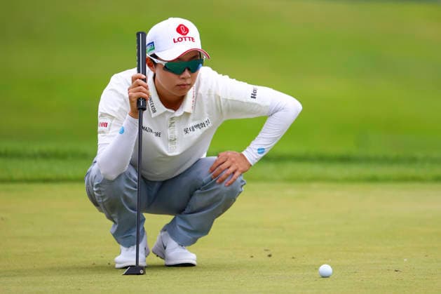 June 26, 2026, Chaska, Minnesota, United States: HYO JOO KIM prepares to putt at hole two. This is the second day of the 2026 KPMG WomenÃ¢â‚¬â ¢s PGA, Golf Herren Championship at Hazeltine National Golf Course in Chaska Minnesota. 2026 KPMG WomenÃ¢â‚¬â ¢S PGA Championship - Day 2  - ZUMAt166 20260626_zsp_t166_151 Copyright: xMichaelxTurnerx
