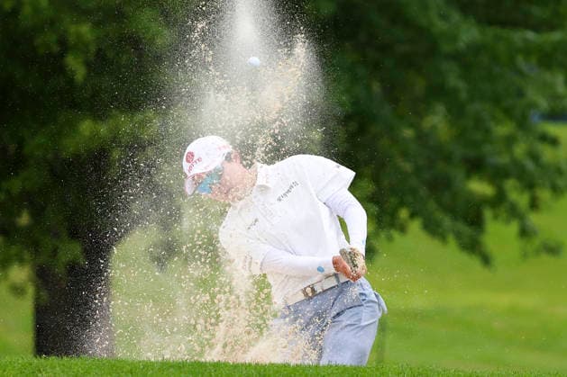 June 26, 2026, Chaska, Minnesota, United States: HYO JOO KIM drives the ball out of the bunker at hole two. This is the second day of the 2026 KPMG WomenÃ¢â‚¬â ¢s PGA, Golf Herren Championship at Hazeltine National Golf Course in Chaska Minnesota. 2026 KPMG WomenÃ¢â‚¬â ¢S PGA Championship - Day 2  - ZUMAt166 20260626_zsp_t166_154 Copyright: xMichaelxTurnerx