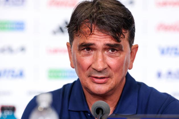 Croatia Training And press conference, PK, Pressekonferenz - FIFA World Cup, WM, Weltmeisterschaft, Fussball 2026 Croatia Head Coach Zlatko Dalic speaks during the press conference of Croatia one day ahead of the FIFA World Cup 2026 Group L match between Croatia and Ghana at Philadelphia Stadium on June 26, 2026 in Philadelphia, Pennsylvania.  IgorxKralj PIXSELL