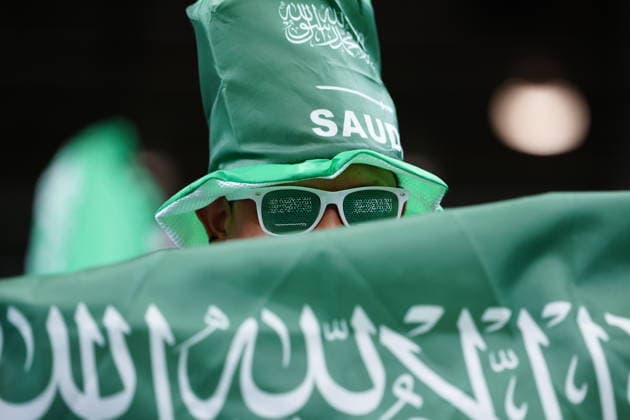 Cape Verde v Saudi Arabia - FIFA World Cup, WM, Weltmeisterschaft, Fussball 2026 - Group H HOUSTON, USA - JUNE 26: Players of Saudi Arabia warm up prior the FIFA World Cup 2026 Group H match between Capo Verde and Saudi Arabia at Houston Stadium on June 26, 2026 in Houston, Texas. Hakan Akgun Anadolu Texas United States. Editorial use only. Please get in touch for any other usage.  Copyright: x2026xAnadoluxHakanxAkgunx
