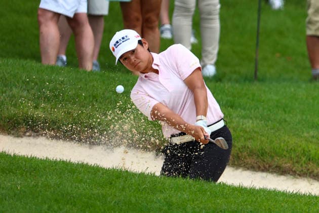 June 26, 2026, Chaska, Minnesota, United States: YANI TSENG hits the ball out of a bunker. This is the second day of the 2026 KPMG WomenÃ¢â‚¬â ¢s PGA, Golf Herren Championship at Hazeltine National Golf Course in Chaska Minnesota. Chaska United States - ZUMAt166 20260626_zsp_t166_117 Copyright: xMichaelxTurnerx
