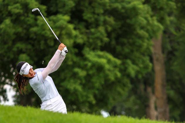 June 26, 2026, Chaska, Minnesota, United States: INA YOON drives the ball at hole eight. This is the second day of the 2026 KPMG WomenÃ¢â‚¬â ¢s PGA, Golf Herren Championship at Hazeltine National Golf Course in Chaska Minnesota. Chaska United States - ZUMAt166 20260626_zsp_t166_122 Copyright: xMichaelxTurnerx