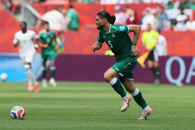 Toronto, Canada - 26 June: Akam Hashim 5 of Iraq controls the ball during the FIFA World Cup, WM, Weltmeisterschaft, Fussball 2026 match between Senegal vs Iraq at Toronto Stadium on 26 June 2026. Toronto Toronto Stadium Canada Copyright: xOPAxImagesxMohammadxKaramalix