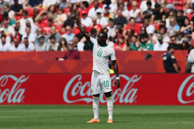 Toronto, Canada - 26 June: Sadio Mane 10 of Senegal gestures during the FIFA World Cup, WM, Weltmeisterschaft, Fussball 2026 match between Senegal vs Iraq at Toronto Stadium on 26 June 2026. Toronto Toronto Stadium Canada Copyright: xOPAxImagesxMohammadxKaramalix