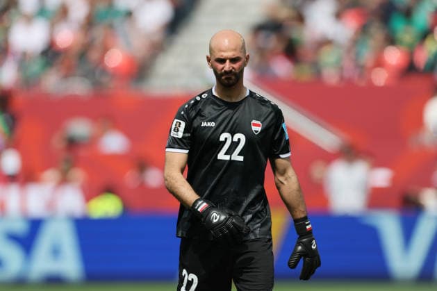 Toronto, Canada - 26 June: Ahmed Basil 22 of Iraq looks on during the FIFA World Cup, WM, Weltmeisterschaft, Fussball 2026 match between Senegal vs Iraq at Toronto Stadium on 26 June 2026. Toronto Toronto Stadium Canada Copyright: xOPAxImagesxMohammadxKaramalix