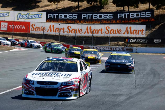 SONOMA, CA - JUNE 26: Patrick Staropoli ( 20 American Cattle Company Tractor Supply Chevrolet) during the General Tire 150 ARCA Menards Series West race on June 26, 2026, at Sonoma Raceway in Sonoma, CA. (Photo by Jeff Speer Sonoma Raceway Icon Sportswire) AUTO: JUN 26 ARCA Menards Series West General Tire 150 EDITORIAL USE ONLY Icon2606261988