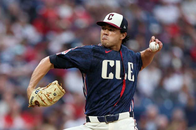 June 26, 2026: Cleveland Guardians pitcher Joey Cantillo (54) throws a pitch during the sixth inning of the Major League Baseball game between the Seattle Mariners and Cleveland Guardians at Progressive Field in Cleveland, Ohio. CSM Cleveland United States of America - ZUMAc04_ 20260626_zma_c04_266 Copyright: xBrianxFisherx