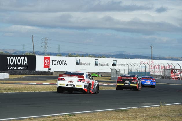 SONOMA, CA JUNE 26: The cars drive through turn turn 9 during the ARCA Menards Series West General Tire 150 on June 26, 2026, at Sonoma Raceway in Sonoma, CA. (Photo by Chris Williams Sonoma Raceway Icon Sportswire) AUTO: JUN 26 ARCA Menards Series West General Tire 150 EDITORIAL USE ONLY Icon0072606260152