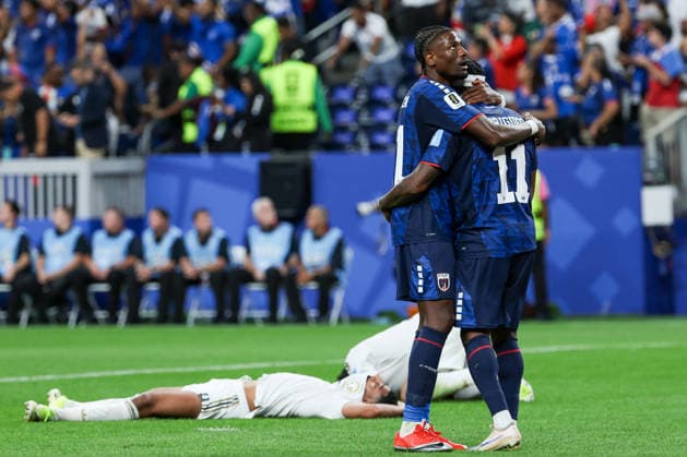 Saudi Arabia and Cape Verde players react after the FIFA Men’s World Cup 2026 Group Stage football match between Cape Verde and Saudi Arabia at Houston Stadium, in Houston on June 26th 2026 (Photo by Leo Barrilari SPP)  Copyright: xLeoxBarrilari SPPx Sportspressphoto_SPR177956