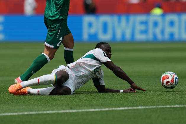 Toronto, Canada - 26 June: Sadio Mane 10 of Senegal on the ground during the FIFA World Cup, WM, Weltmeisterschaft, Fussball 2026 match between Senegal vs Iraq at Toronto Stadium on 26 June 2026. Toronto Toronto Stadium Canada Copyright: xOPAxImagesxMohammadxKaramalix