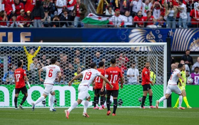 Egypt v Iran - FIFA World Cup, WM, Weltmeisterschaft, Fussball 2026 - Group G SEATTLE, USA - JUNE 26: Players of Iran celebrate after Ramin Rezaeian (23) of Iran scored a goal during the 2026 FIFA World Cup First Stage Group G match between Egypt and IR Iran at Lumen Field (Seattle Stadium) in Seattle, Washington, United States on June 26, 2026. Samah Zidan Anadolu Washington United States. Editorial use only. Please get in touch for any other usage.  Copyright: x2026xAnadoluxSamahxZidanx