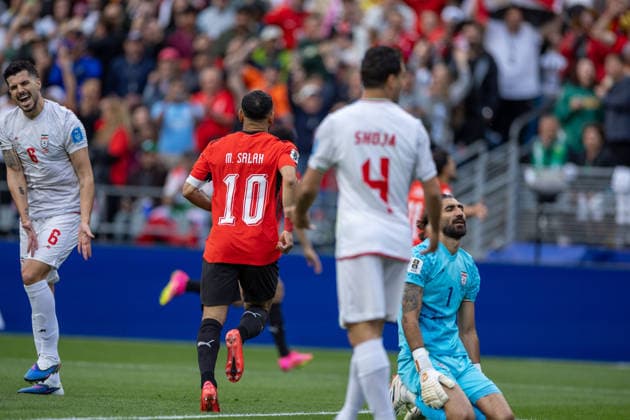 Egypt v Iran - FIFA World Cup, WM, Weltmeisterschaft, Fussball 2026 - Group G SEATTLE, USA - JUNE 26: Mohamed Salah (10) of Egypt celebrates after a goal during the 2026 FIFA World Cup First Stage Group G match between Egypt and IR Iran at Lumen Field (Seattle Stadium) in Seattle, Washington, United States on June 26, 2026. Samah Zidan Anadolu Washington United States. Editorial use only. Please get in touch for any other usage.  Copyright: x2026xAnadoluxSamahxZidanx