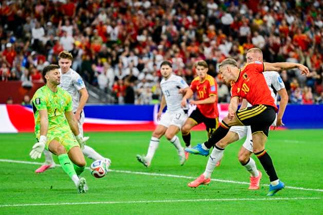 New Zealand vs Belgium - FIFA World Cup, WM, Weltmeisterschaft, Fussball 2026 VANCOUVER, CANADA - JUNE 26 : Trossard Leandro forward of Belgium in action during the FIFA World Cup 2026 Group G match between New Zealand and Belgium at the BC Place Stadium on June 26, 2026 in Vancouver, Canada, 26 06 2026 Vancouver Canada  Copyright: xJanxDexMeuleneirx