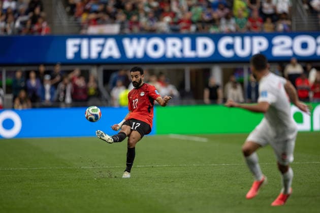 Egypt v Iran - FIFA World Cup, WM, Weltmeisterschaft, Fussball 2026 - Group G SEATTLE, USA - JUNE 26: Mohanad Lasheen (17) of Egypt in action during the 2026 FIFA World Cup First Stage Group G match between Egypt and IR Iran at Lumen Field (Seattle Stadium) in Seattle, Washington, United States on June 26, 2026. Samah Zidan Anadolu Washington United States. Editorial use only. Please get in touch for any other usage.  Copyright: x2026xAnadoluxSamahxZidanx