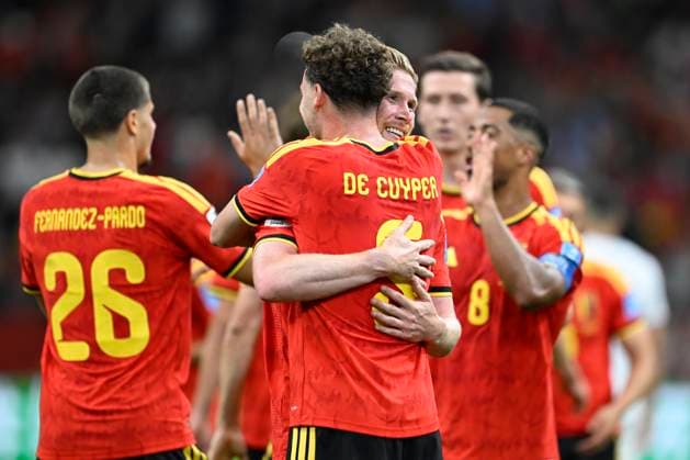 New Zealand vs Belgium - FIFA World Cup, WM, Weltmeisterschaft, Fussball 2026 VANCOUVER, CANADA - JUNE 26 : De Bruyne Kevin forward of Belgium celebrating scoring a goal (3-0) during the FIFA World Cup 2026 Group G match between New Zealand and Belgium at the BC Place Stadium on June 26, 2026 in Vancouver, Canada, 26 06 2026 Vancouver Canada  Copyright: xNicoxVereeckenx